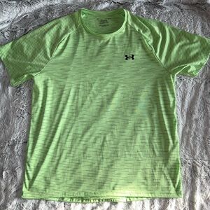 Under Armour Men's Short Sleeve Tech Tee Lime Green XL